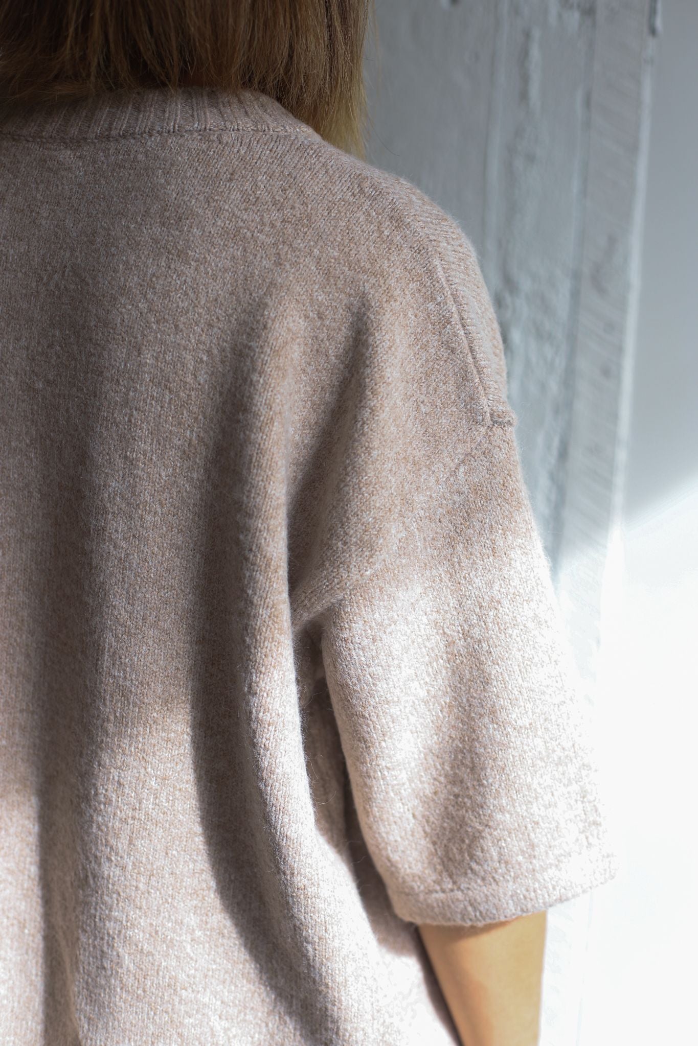 Hold Me Sweater Top - Cream