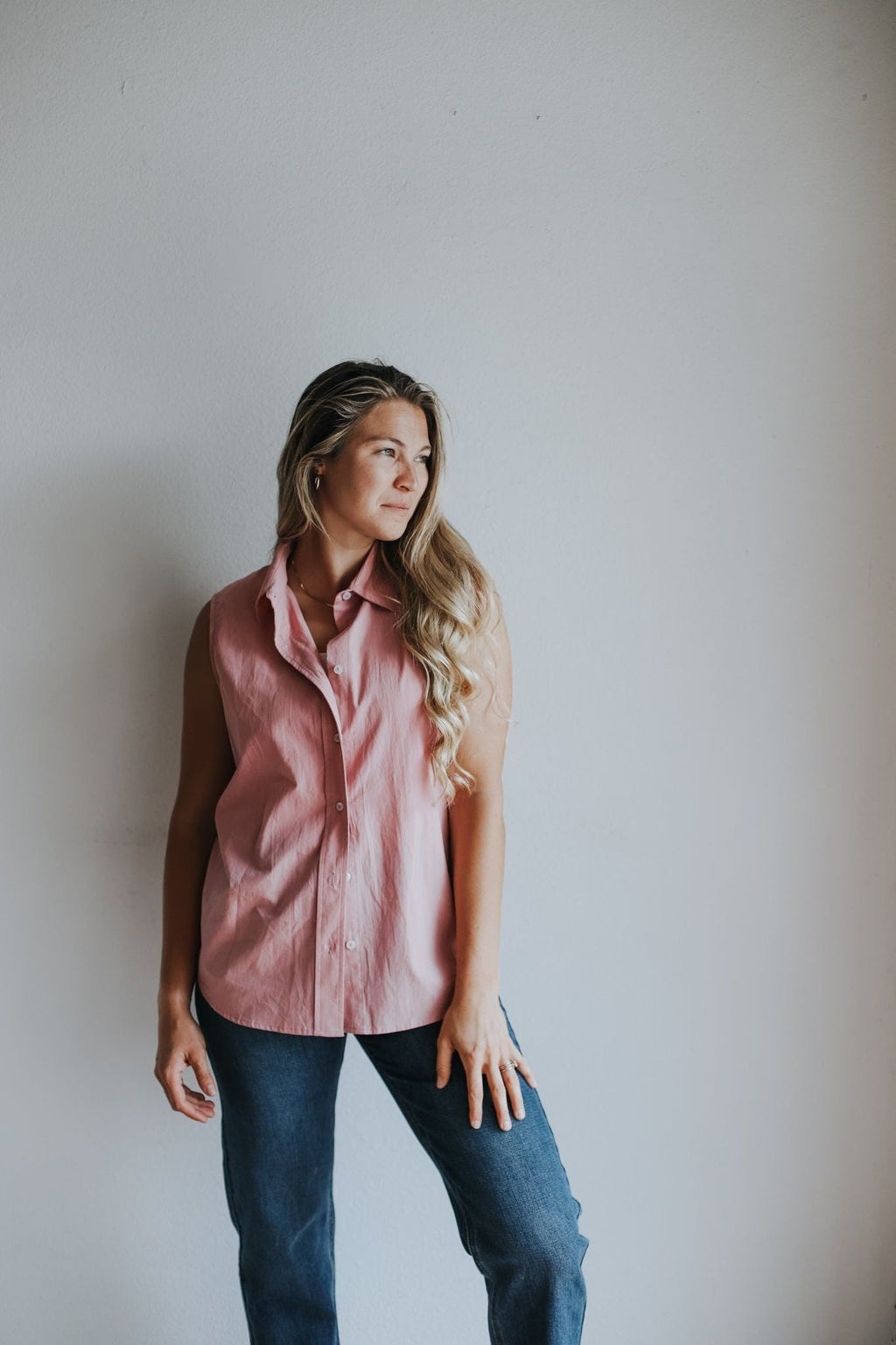 Masey Button Up