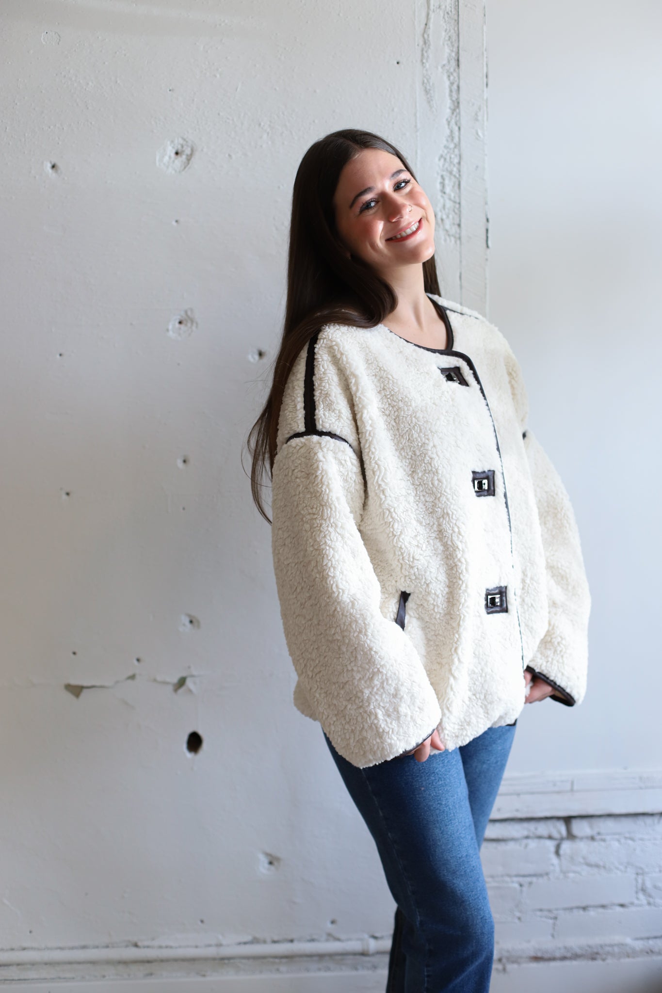 Hallie Sherpa Jacket