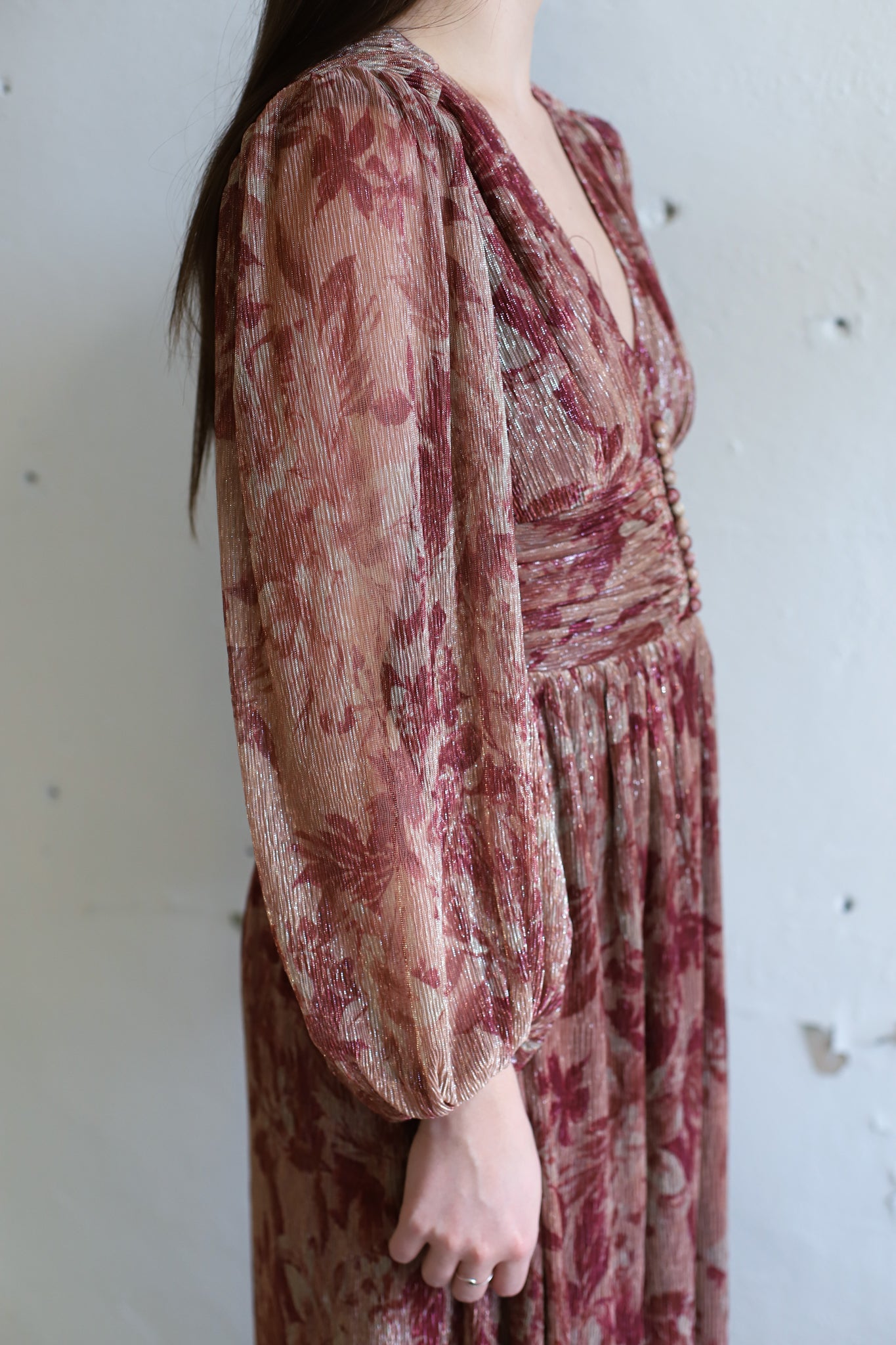 Brushed Burgundy Maxi