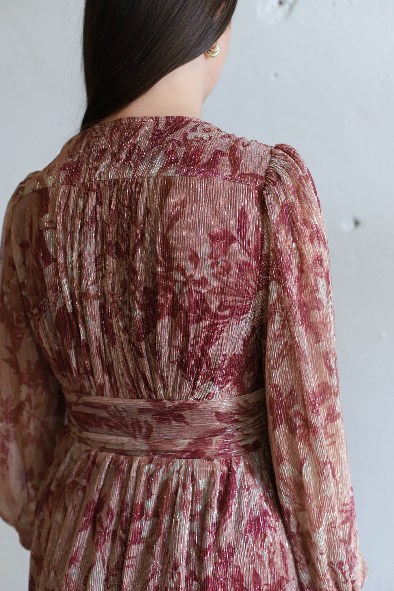 Brushed Burgundy Maxi