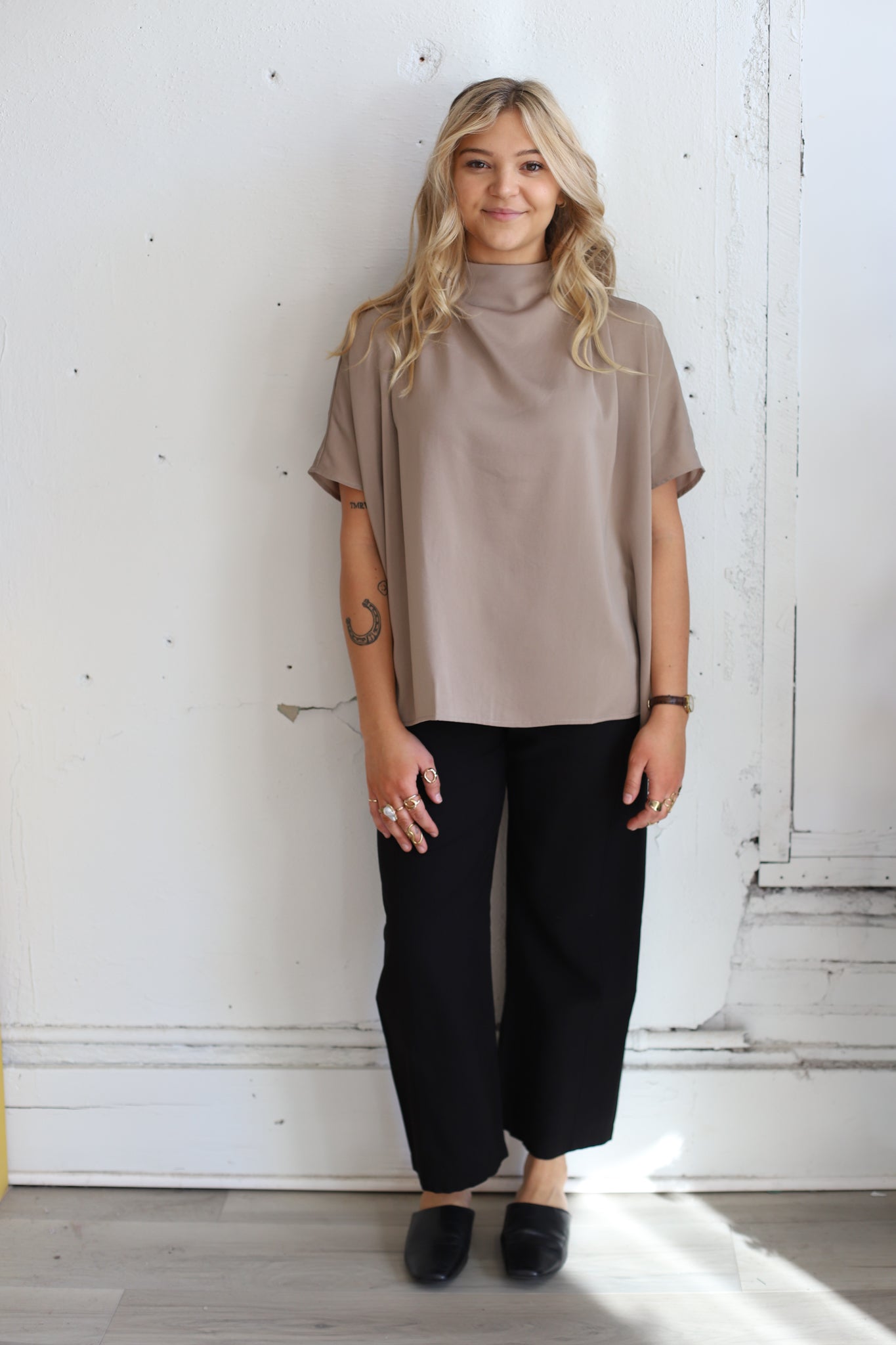 Meredith Mockneck Blouse