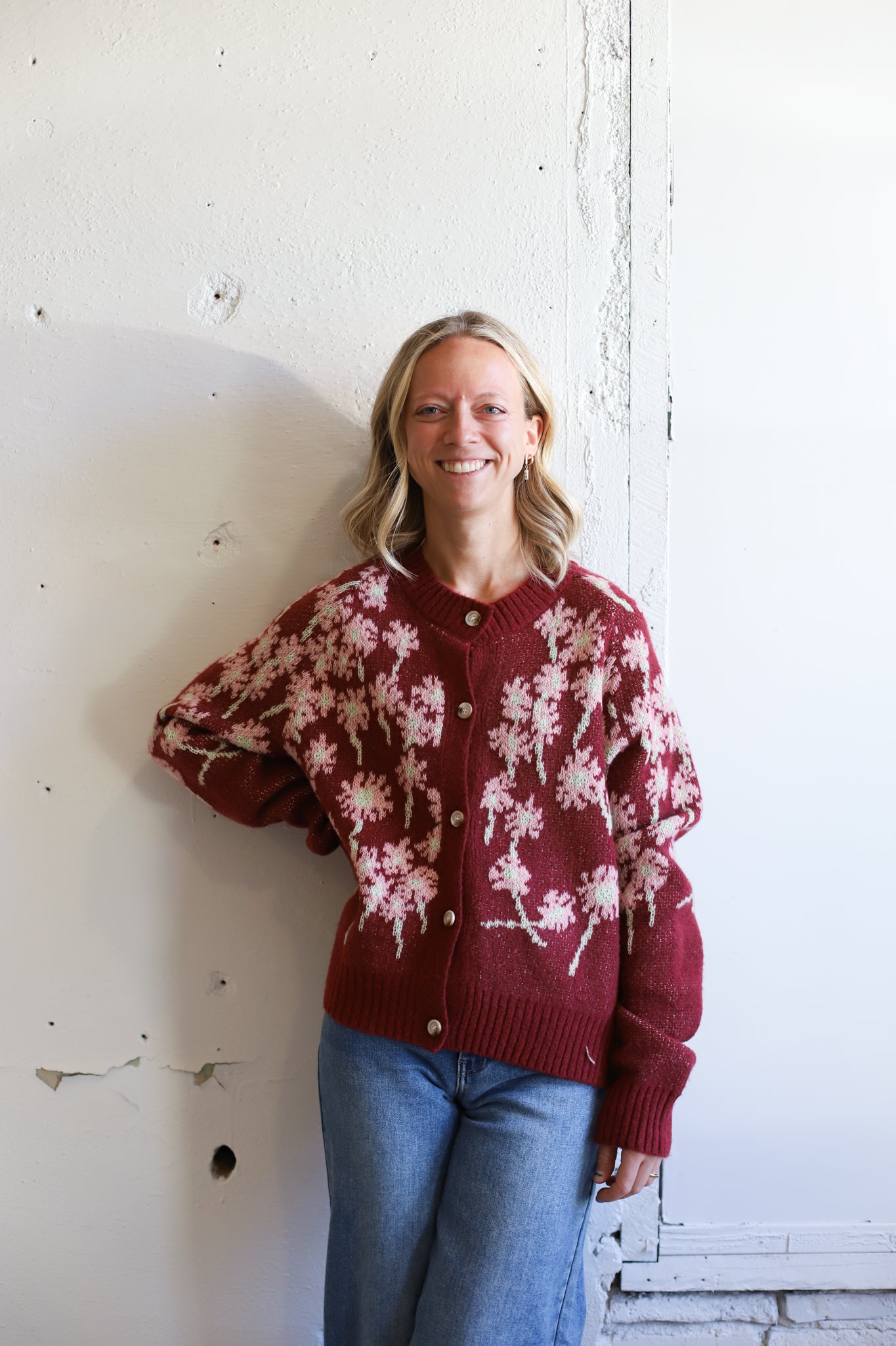 Mulled Wine Cardi Sweater