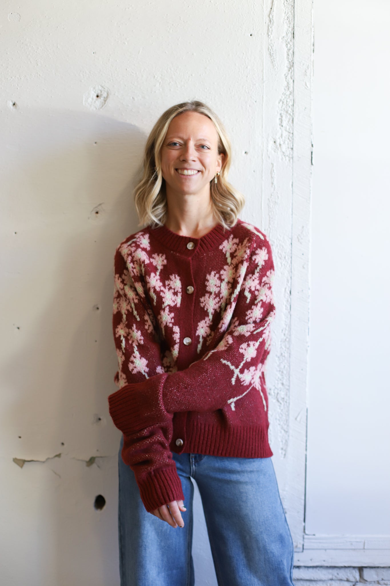 Mulled Wine Cardi Sweater