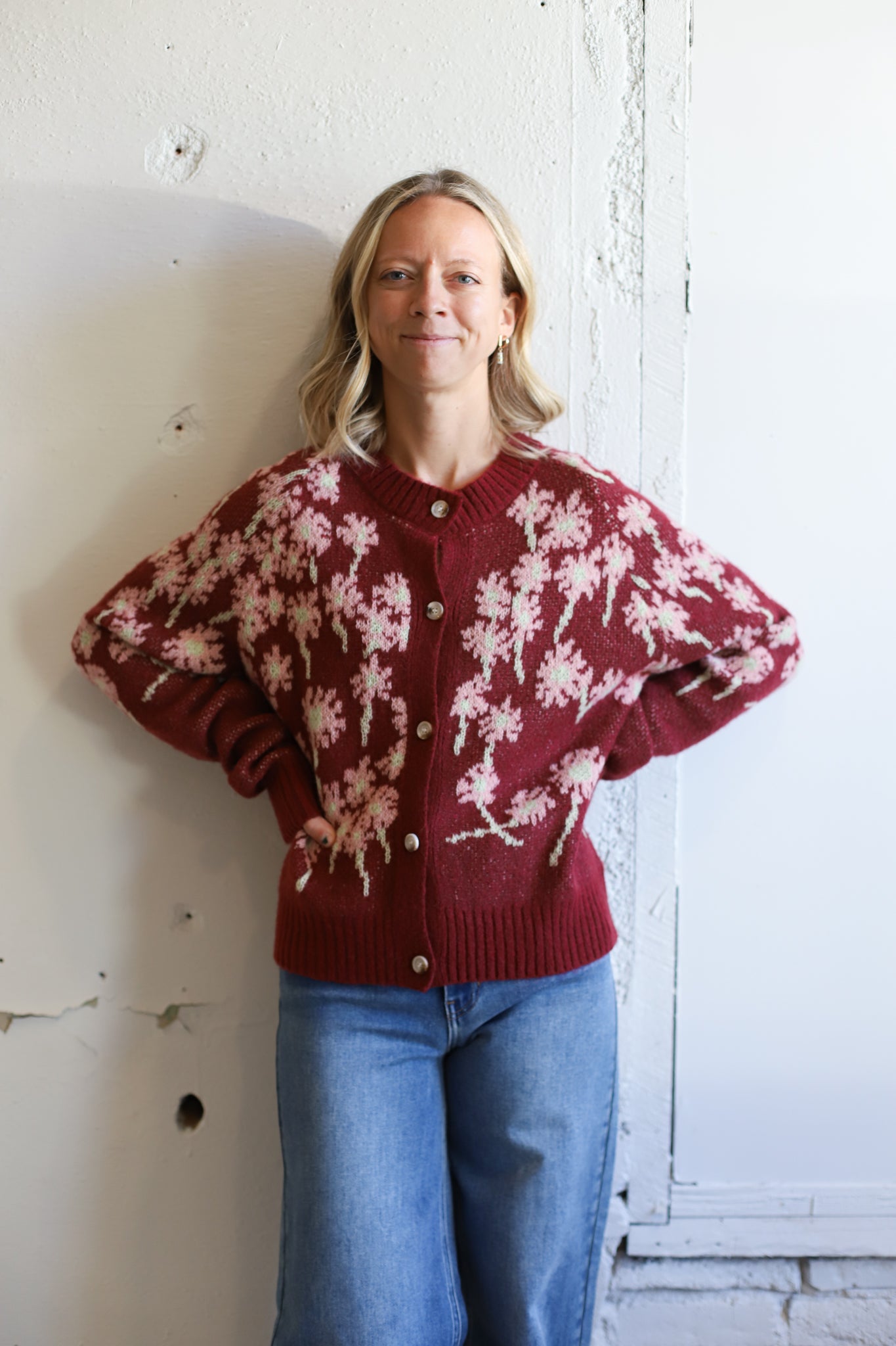 Mulled Wine Cardi Sweater