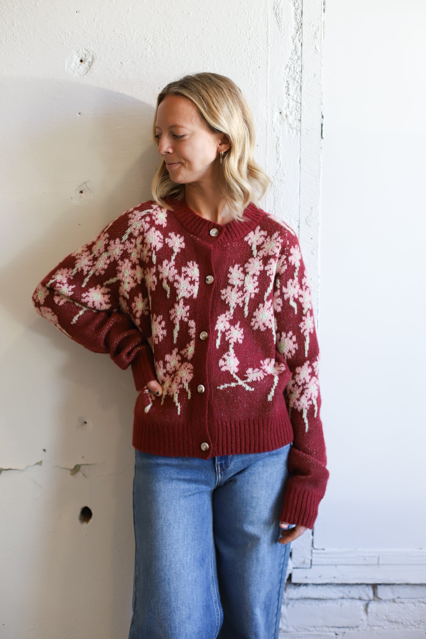 Mulled Wine Cardi Sweater