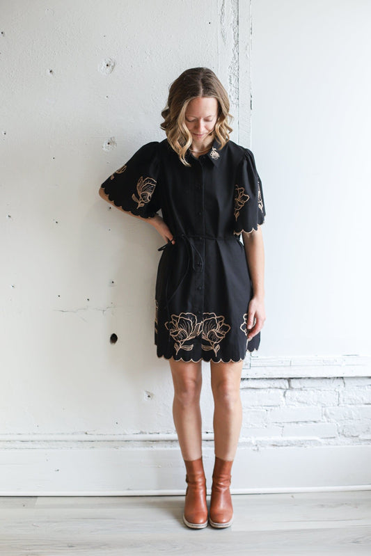 Autumn Embroidered Dress