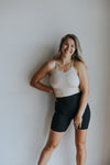 Free People Square Neck Good Karma Bra // Canyon Clay