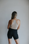 Free People Cropped Run Tank- Sandshell *Restock*