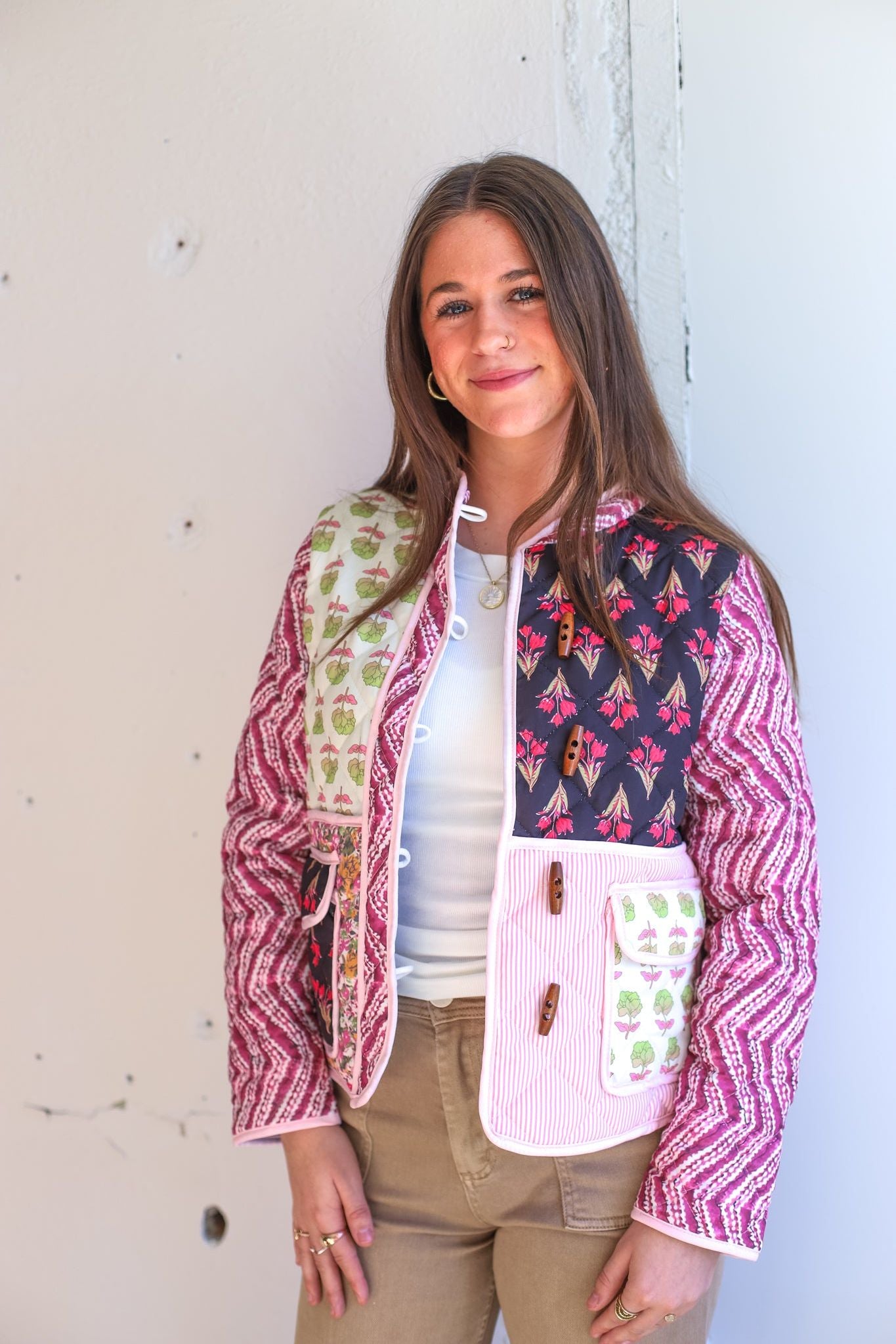 Queen of Hearts Quilted Jacket