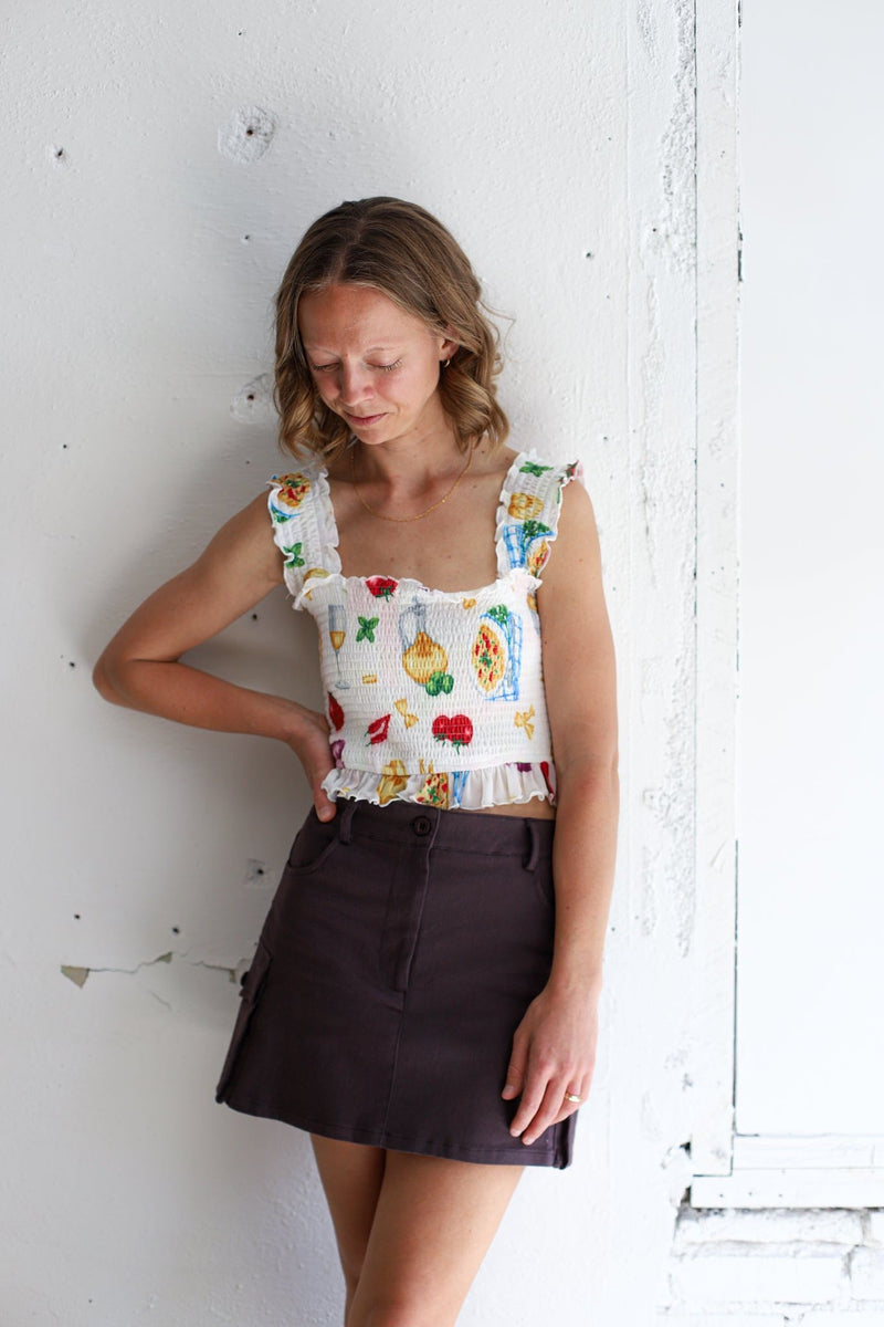 Maxine Tank- brown