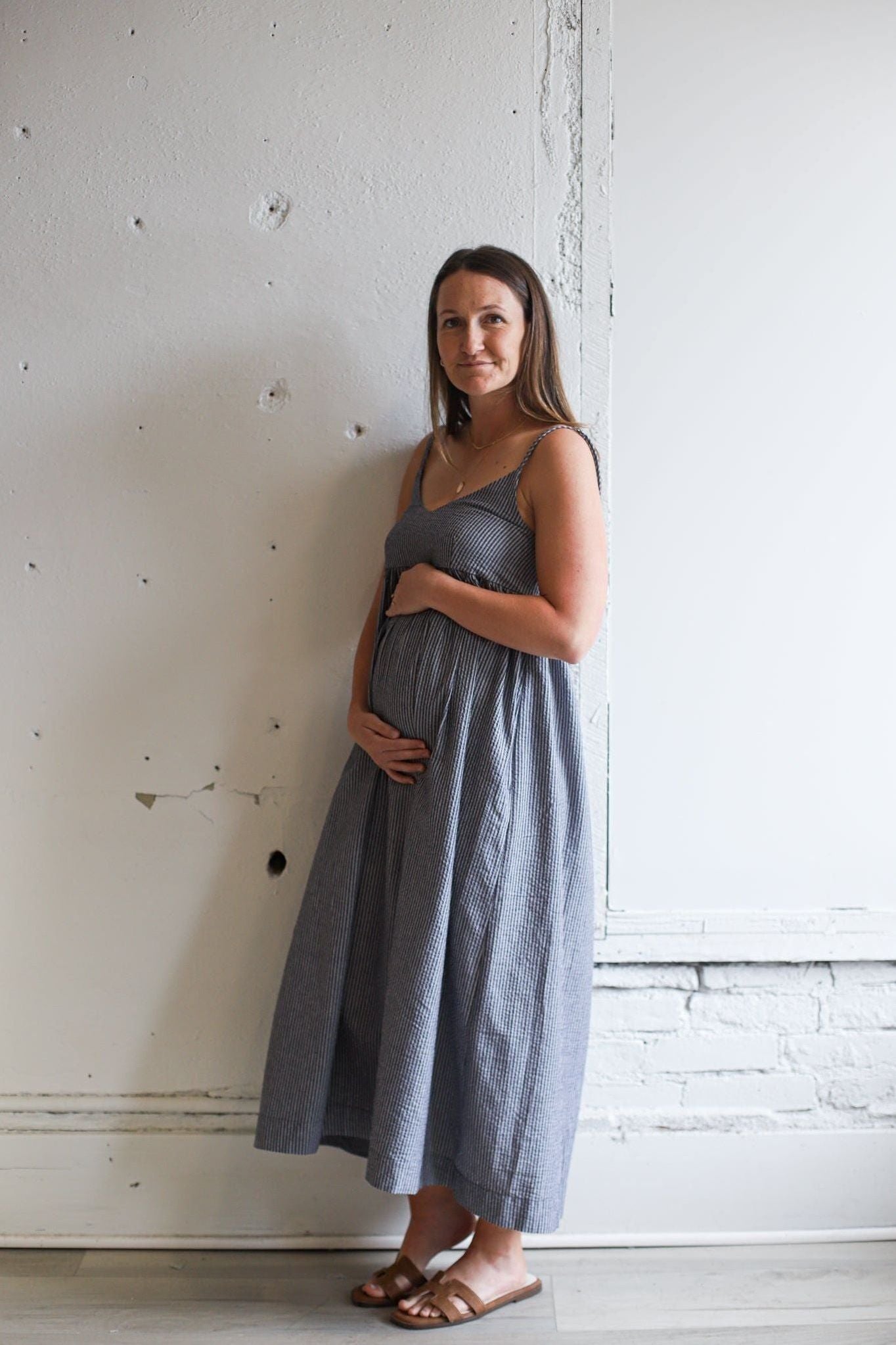 The Ryland Dress | Striped Seersucker Dress