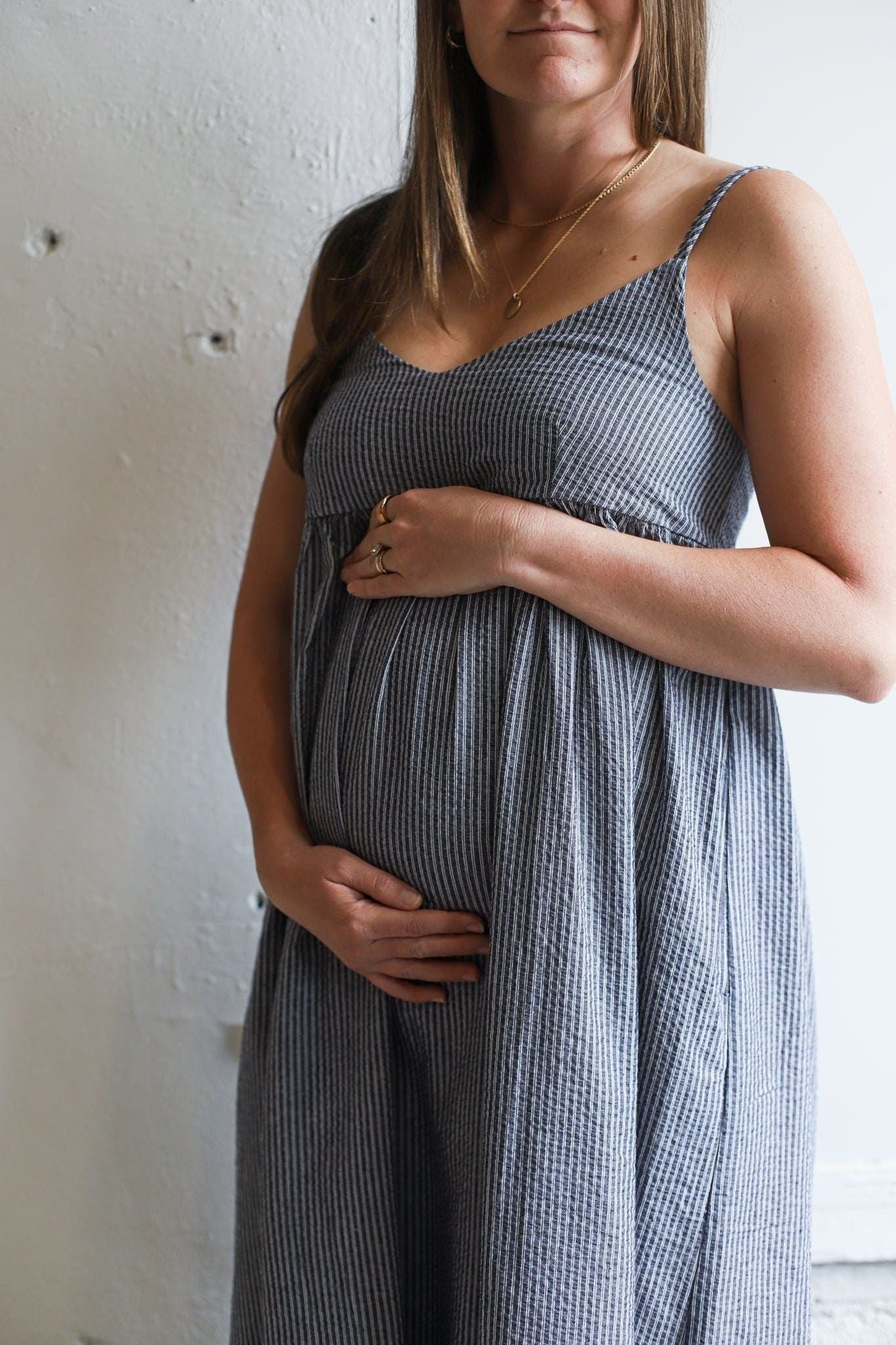 The Ryland Dress | Striped Seersucker Dress
