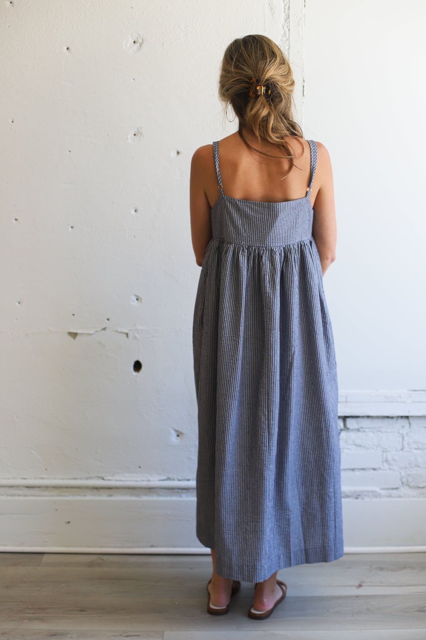 The Ryland Dress | Striped Seersucker Dress