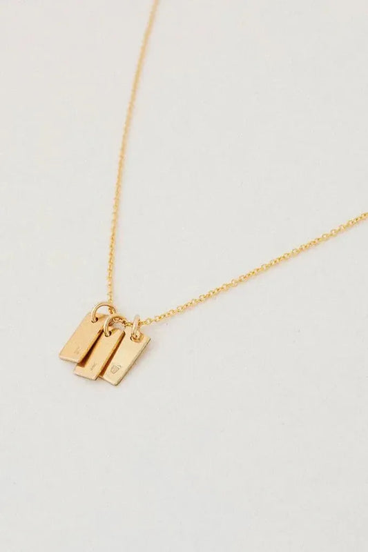 Our Spare Change Jovie Initial Necklace