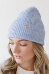 Gigi Pip Collins Knit Beanie - Periwinkle