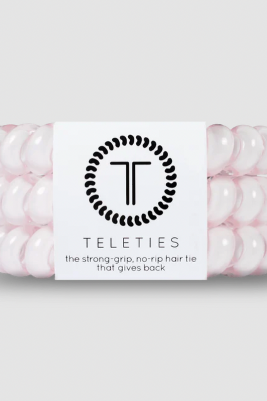 Rose Water Pink Hair Ties-Tiny