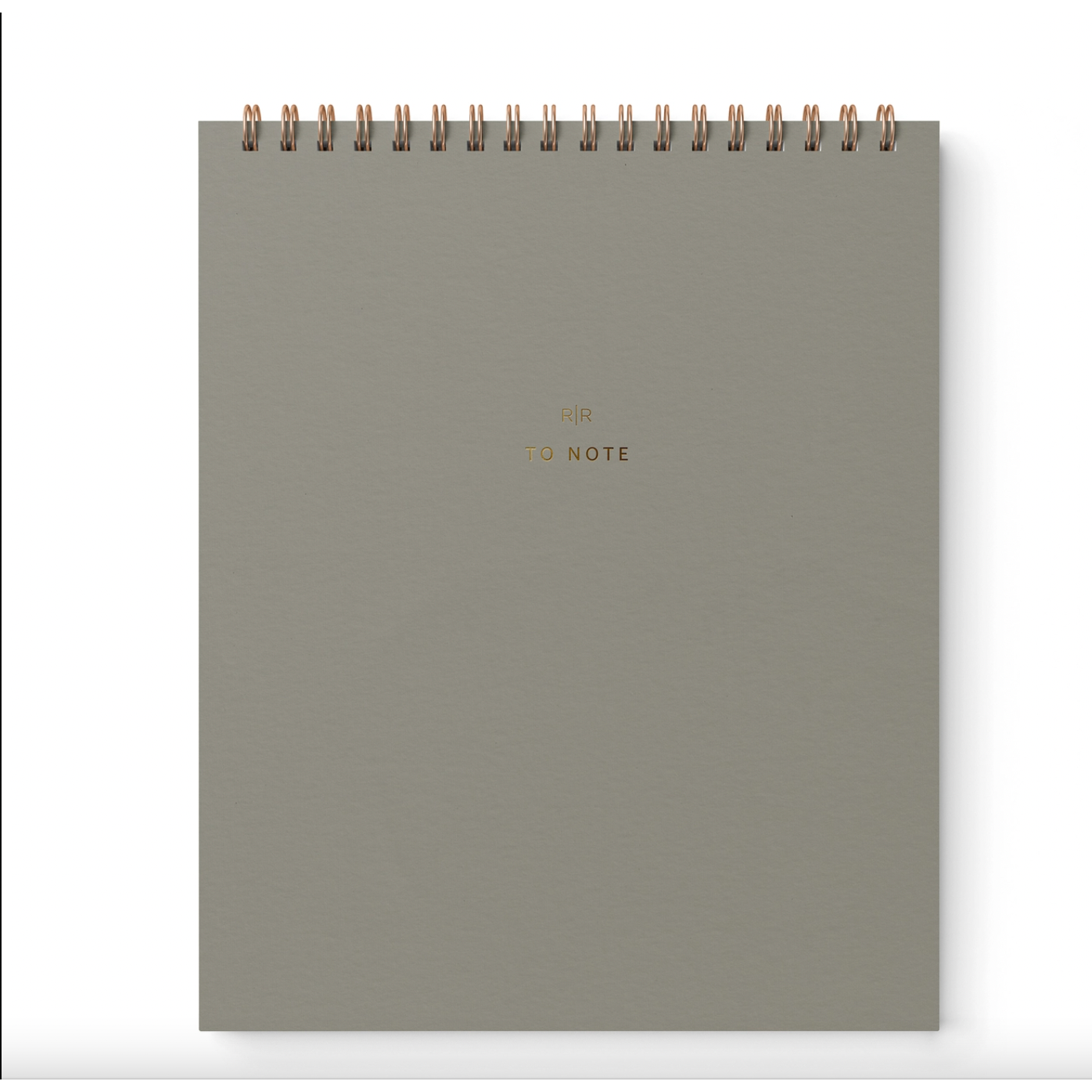 To Note Lined Notebook- Light Sage