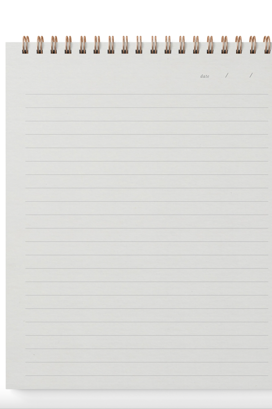 To Note Lined Notebook- Charcoal