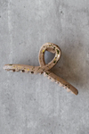 Glossy Confetti French Twist Hair Clip- Mocha