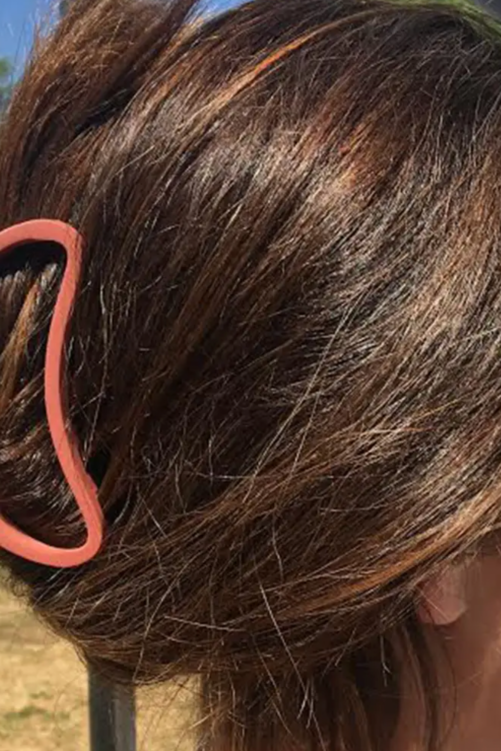 Bean Hair Claw Clip-Blush