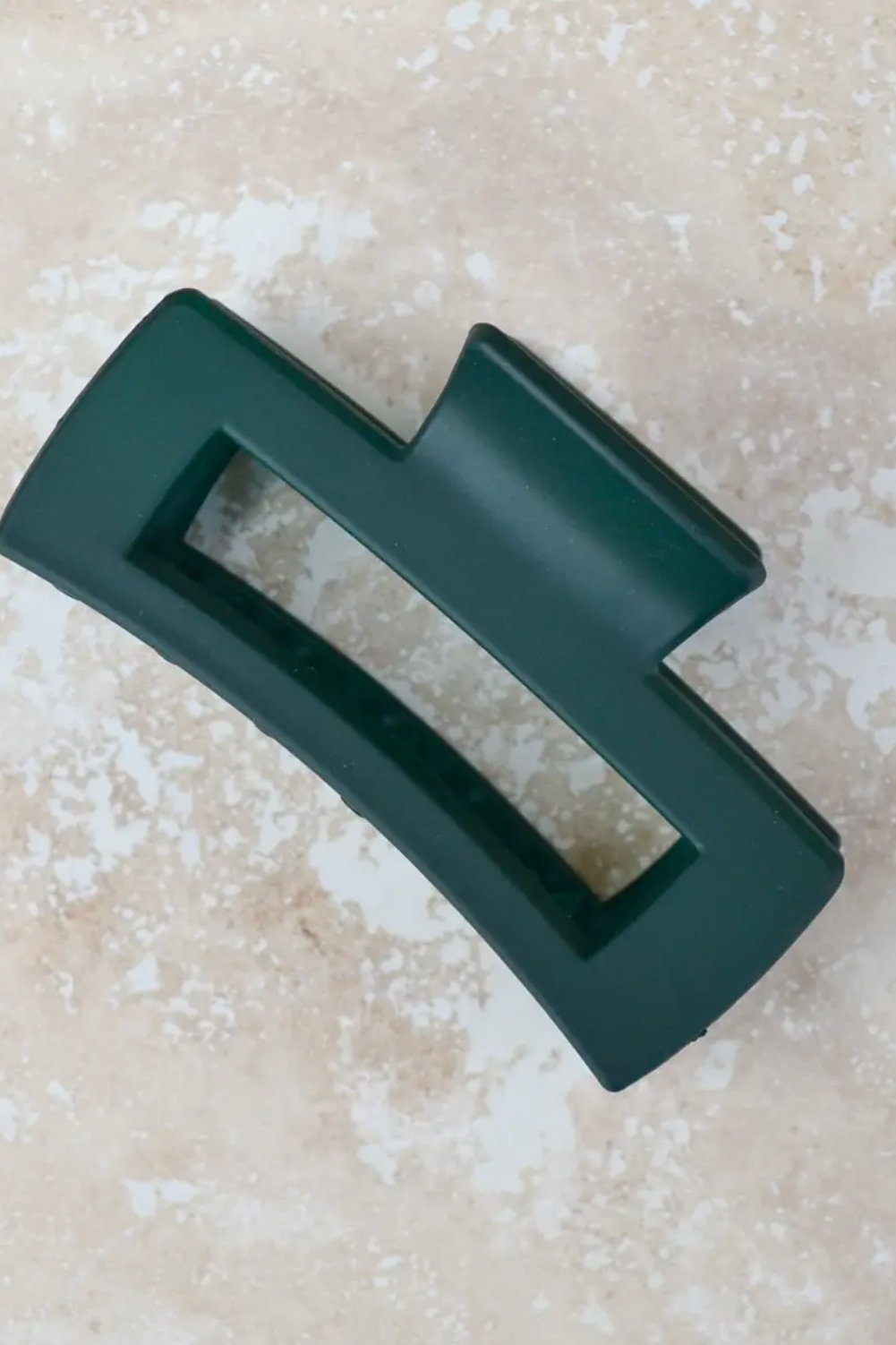 Beyond the Border Hair Clip- Dark Green