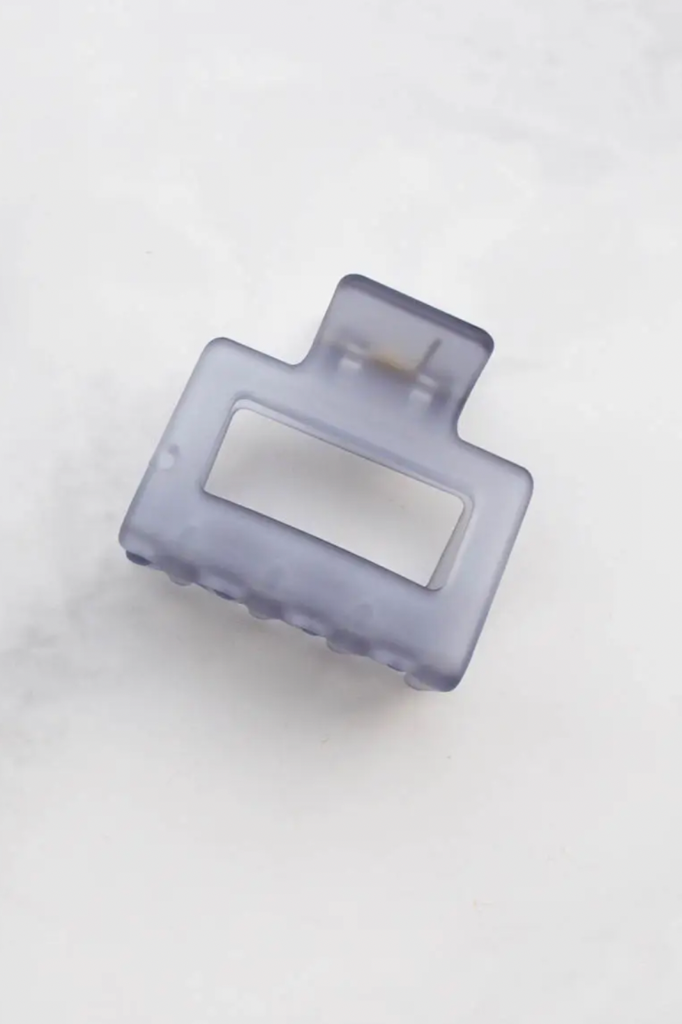 Ice Matte Kylie Hair Clip- Ice Blue