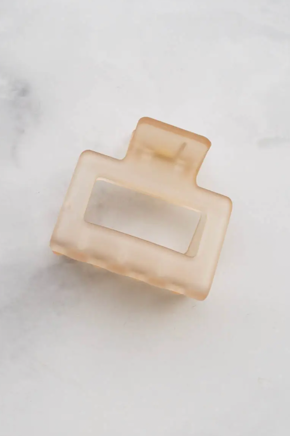 Ice Matte Kylie Hair Clip- Ice Beige