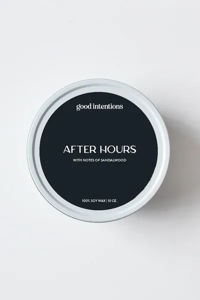 After Hours Tin Candle