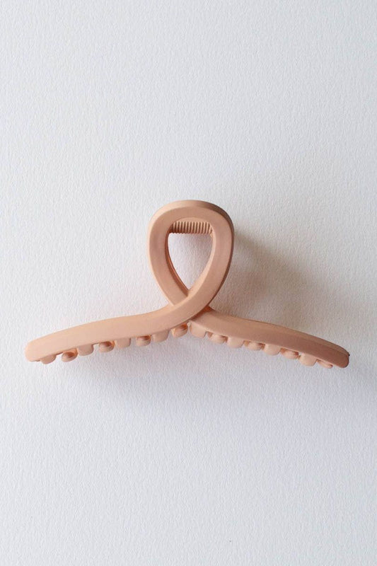 5 Inch Matte French Twist Hair Clip: Blush