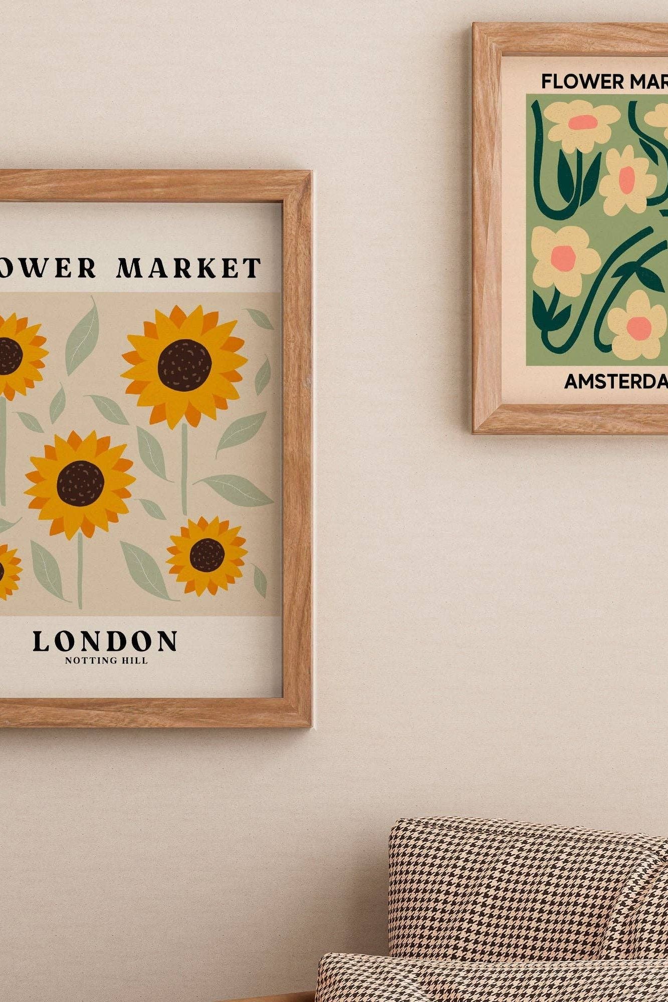 Flower Market Amsterdam Print #2: Unframed / A4