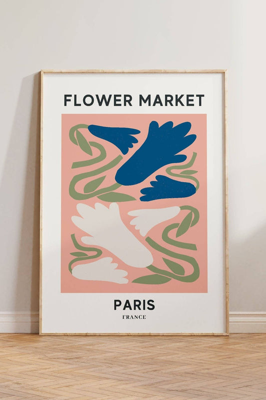 Flower Market Paris Print #2: Unframed / A3