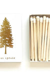 Blue Spruce Tree Matchbox