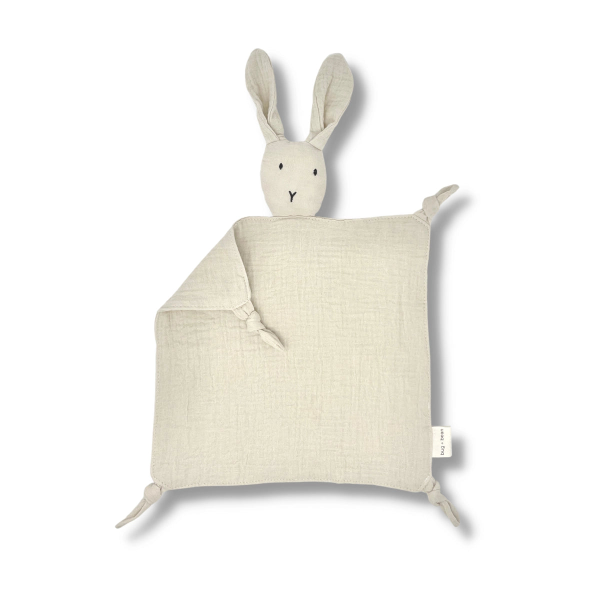 Bunny Lovey Blanket- sand