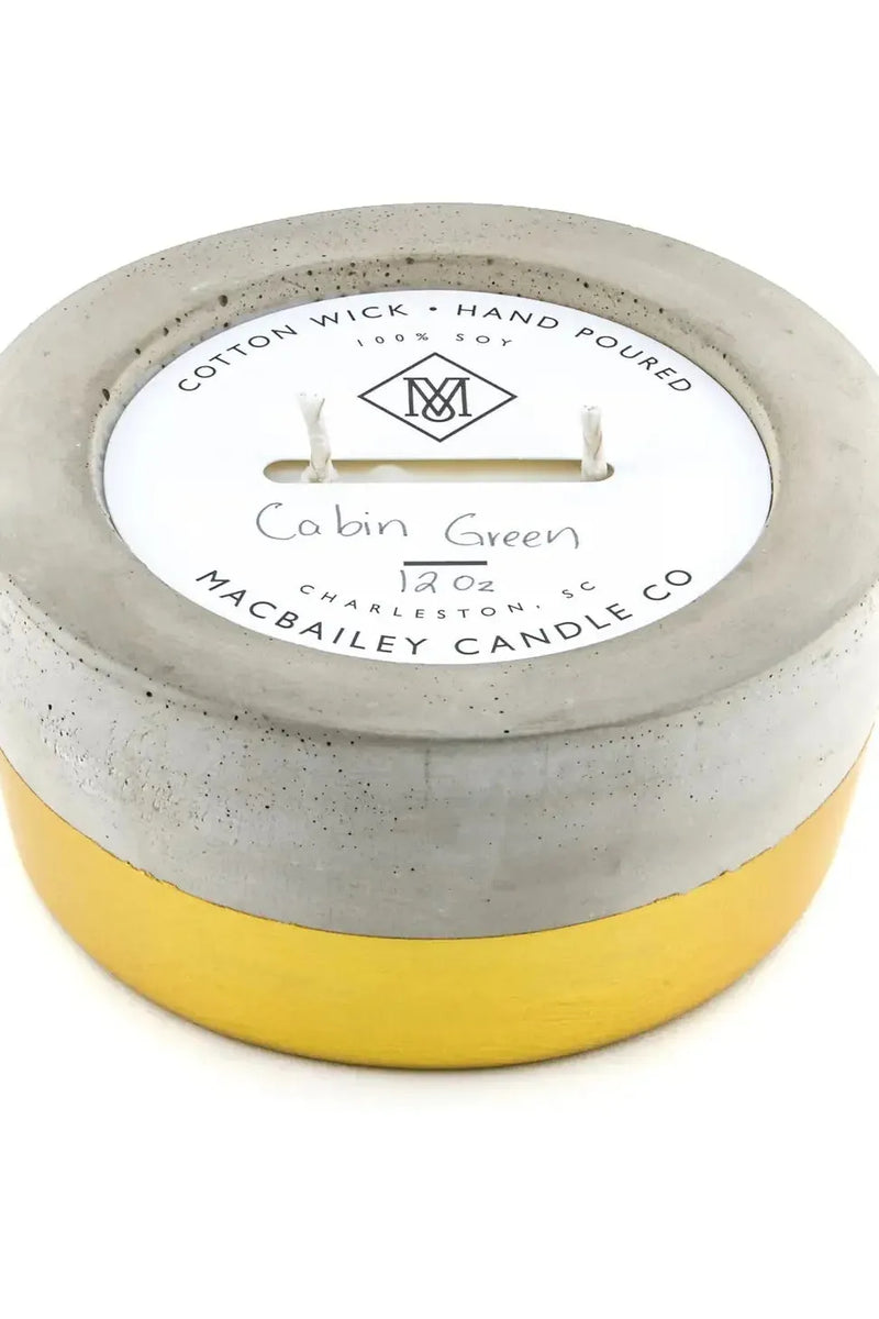 Cabin Green 12 oz - gold dipped