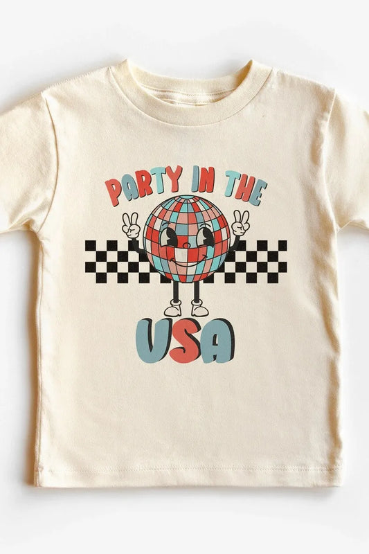 Party in the USA 4th of July Kids Toddler T-Shirt