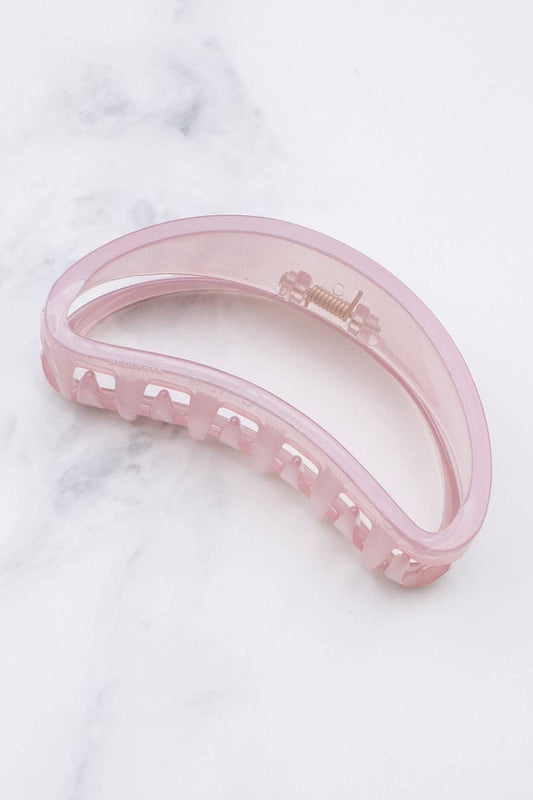 Glossy Bean Hair Clip: Strawberry Acai