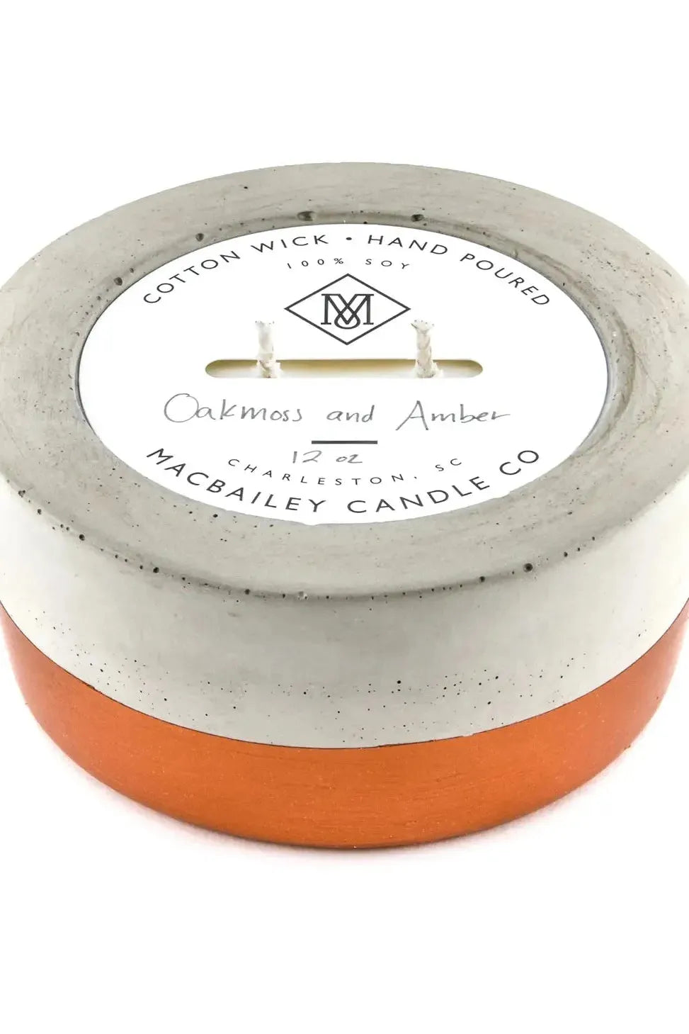 Concrete Candle 12oz - Copper Dipped - Cinnamon Spice