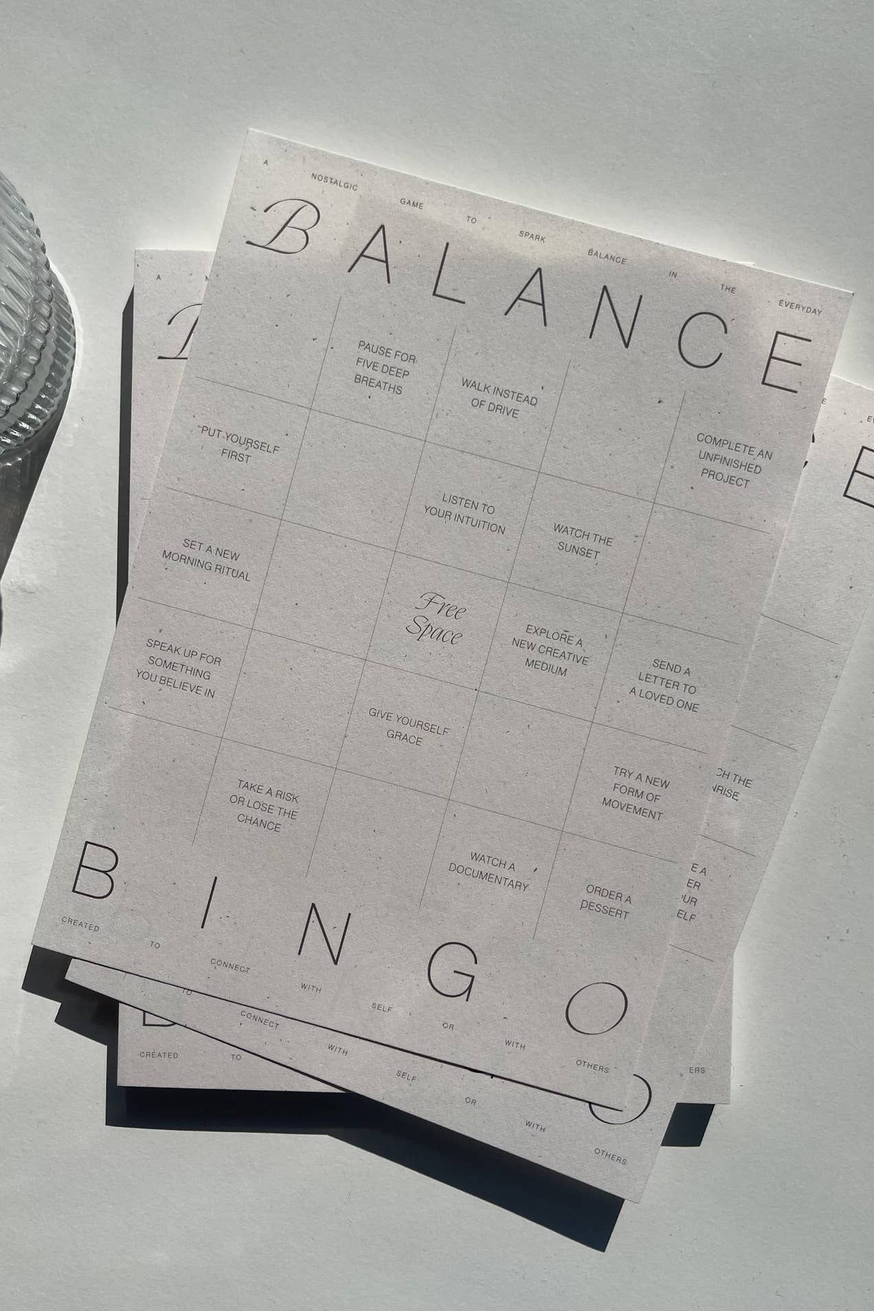 Wilde House Paper Balance Bingo Pad