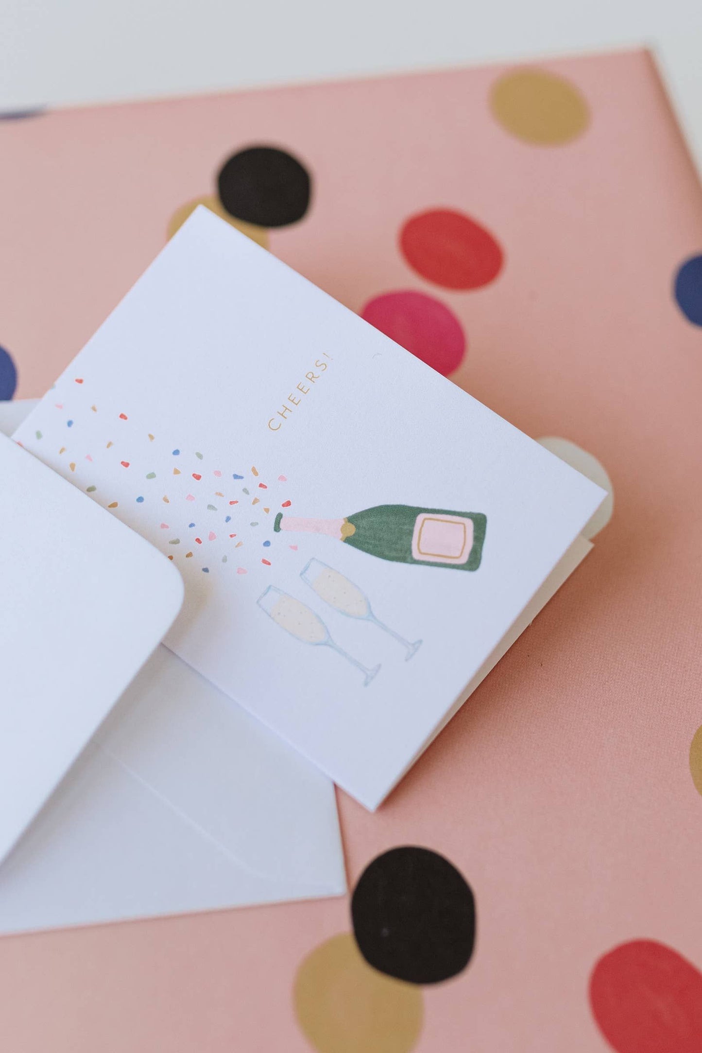Cheers Champagne Mini Card