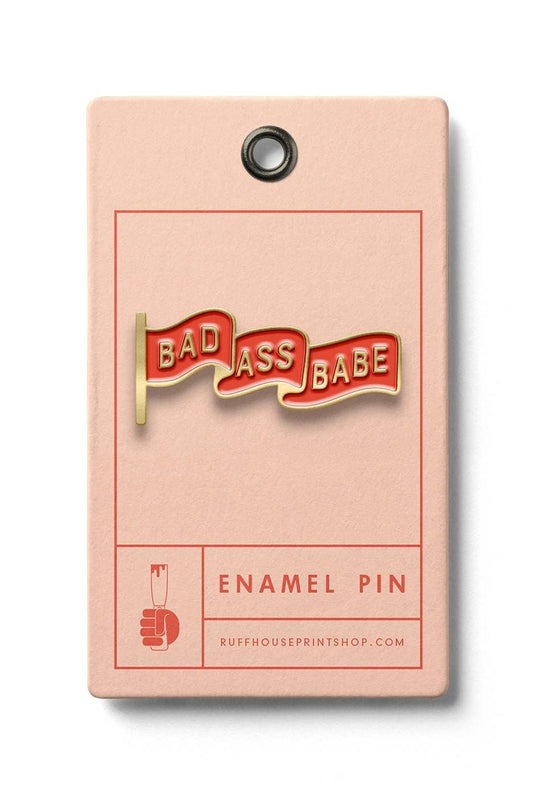 Badass Babe Enamel Pin