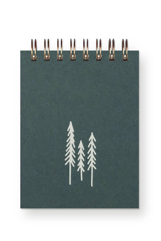 Evergreen Trees Mini Jotter Notebook