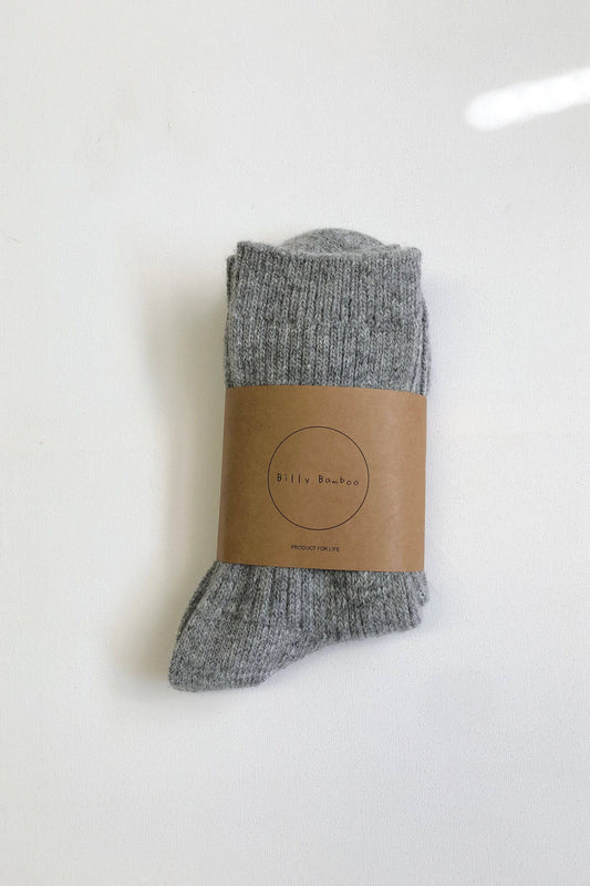 ICELAND WOOL SOCKS - neutral: Gray mélange