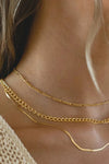 Our Spare Change Sage Figaro Chain