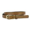 MW Basic Skinny Equestrian Buckle Leather Belt