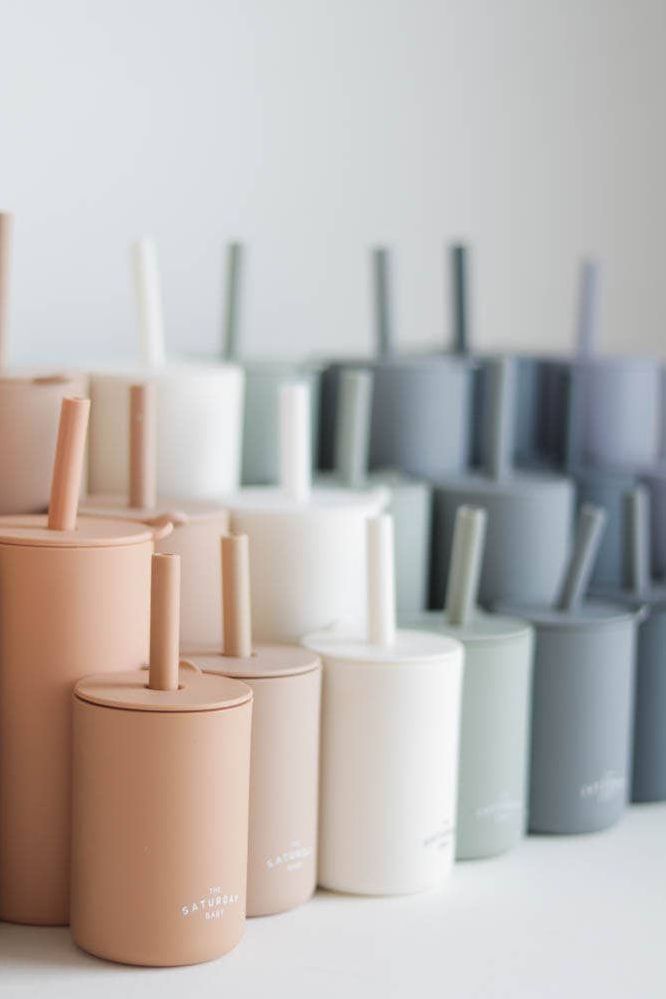 The Saturday Baby -  Ocean Kid Silicone Straw Cups
