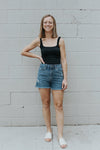Short Eight/ Medium Wash