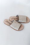 Free People Vicente Slide Sandals- White