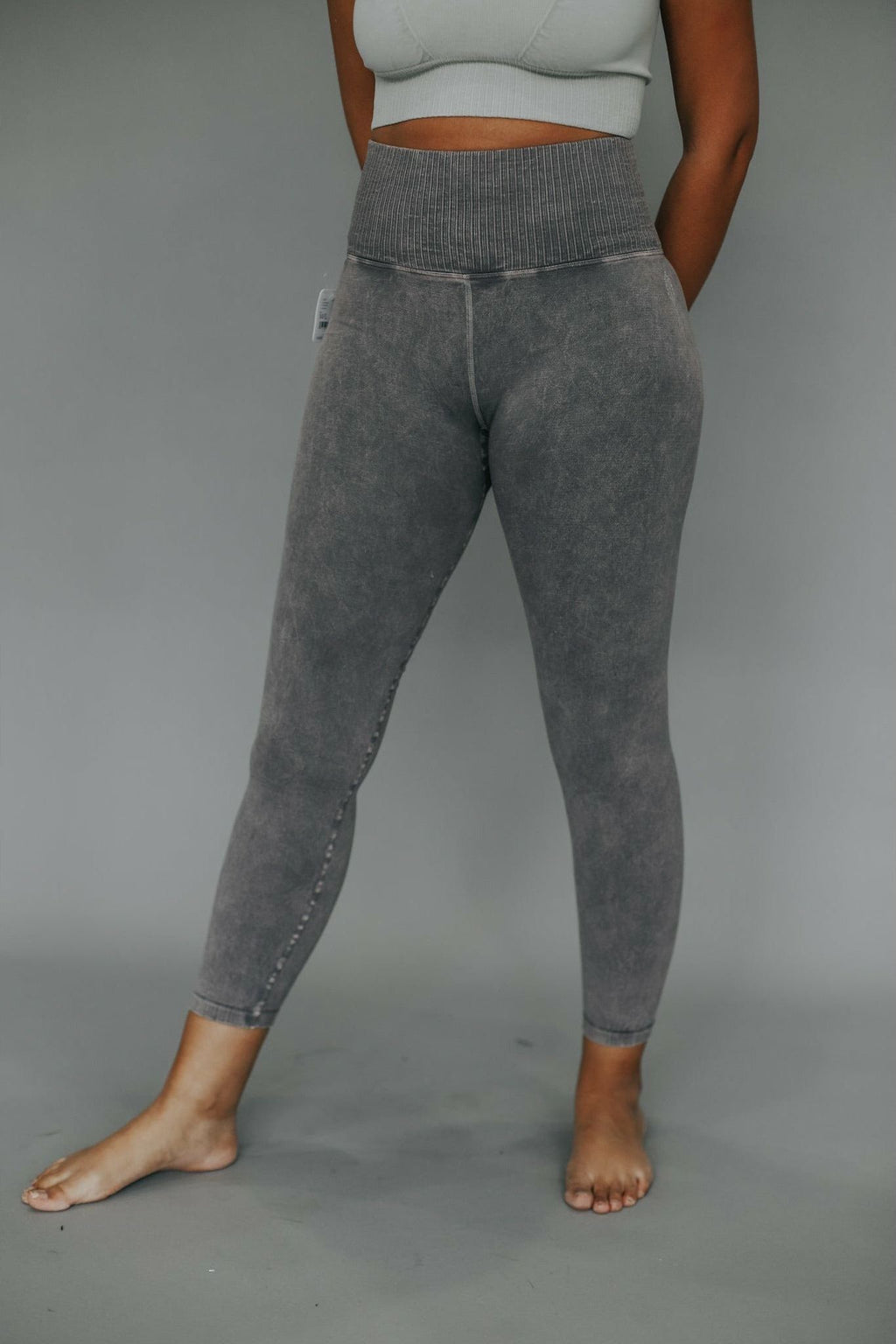 Free People Good Karma Legging// Washed Grey