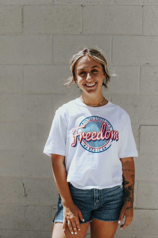 Freedom Tee - White